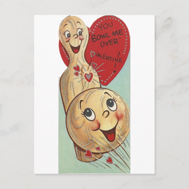 Tarjeta del día de San Valentín de los bolos del (Anverso)