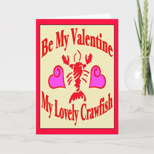 Tarjeta del día de San Valentín de los cangrejos (Anverso)