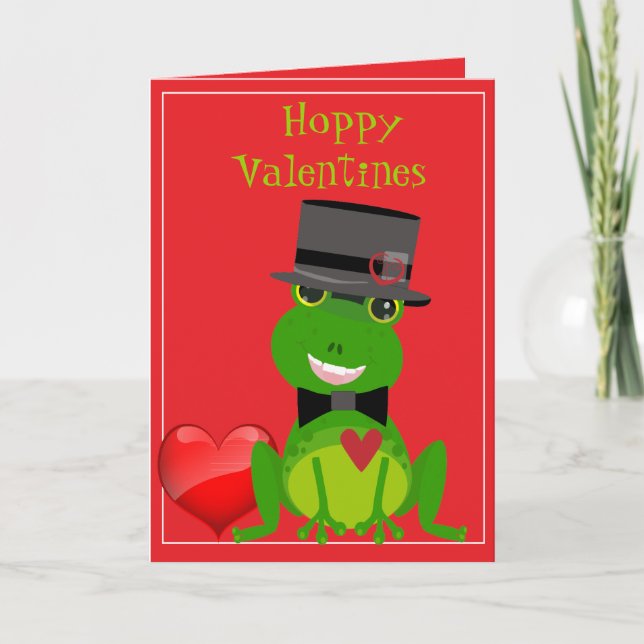 Tarjeta del día de San Valentín de lúpulo (Anverso)