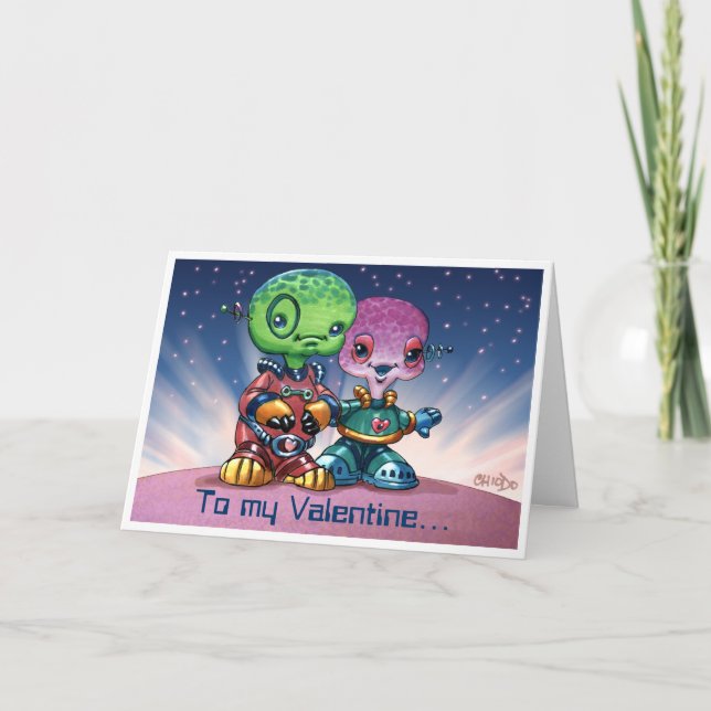 Tarjeta del día de San Valentín de Marteenie (Anverso)