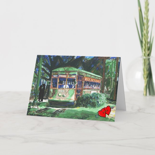 Tarjeta del día de San Valentín de New Orleans (Anverso)