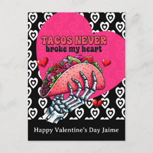 Tarjeta del día de San Valentín de Taco Hearts
