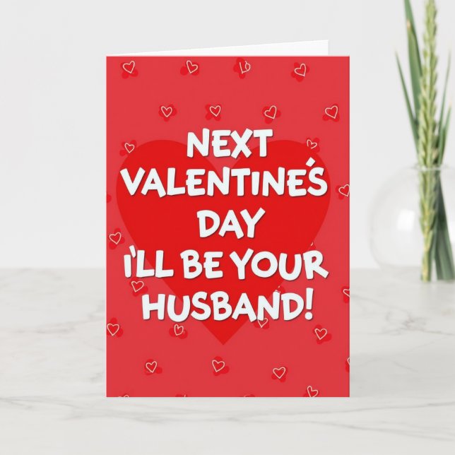 Tarjeta del Día de San Valentín de tu futuro espos (Anverso)