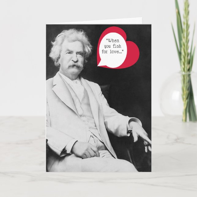 Tarjeta del día de San Valentín de Twain (Anverso)