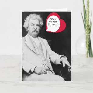 Tarjeta del día de San Valentín de Twain