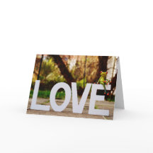 Tarjeta del día de San Valentín del amor