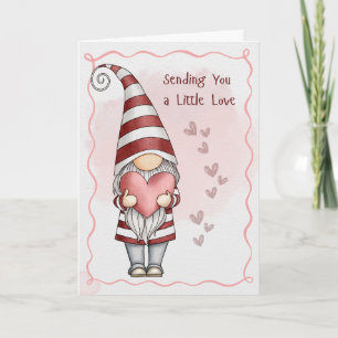 Tarjeta del Día de San Valentín del Corazón del Ro