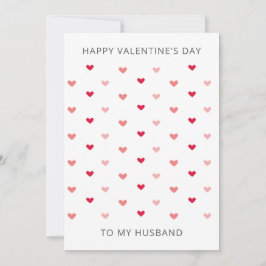 Tarjeta del Día de San Valentín del Corazón Mínimo