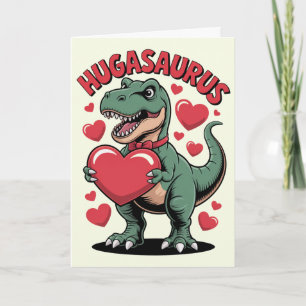 Tarjeta del Día de San Valentín del Hugasaurus Rex