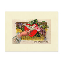 Tarjeta del día de San Valentín del mensajero de