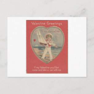 Tarjeta del día de San Valentín del muchacho de