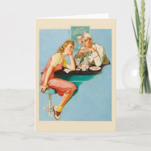 Tarjeta del día de San Valentín del romance de la