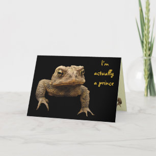 Tarjeta del día de San Valentín del sapo americano
