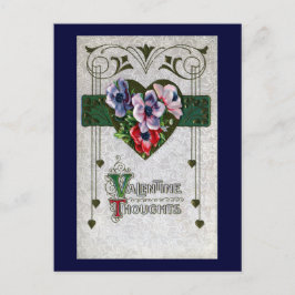 Tarjeta del día de San Valentín del vintage de las