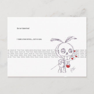 Tarjeta del día de San Valentín del vudú