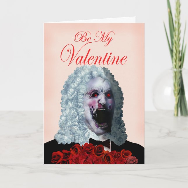 Tarjeta del día de San Valentín del zombi (Anverso)