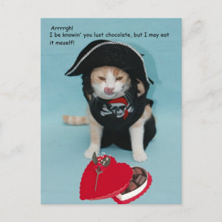 Tarjeta del día de San Valentín divertida para el