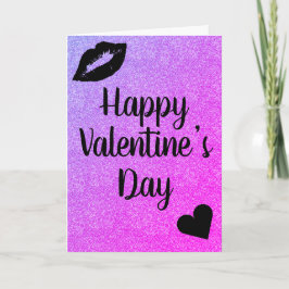 Tarjeta del día de San Valentín elegante y bonita