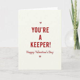 Tarjeta del Día de San Valentín Eres un Tesoro