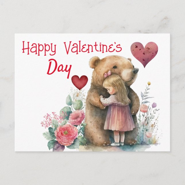 Tarjeta del Día de San Valentín Feliz (Anverso)