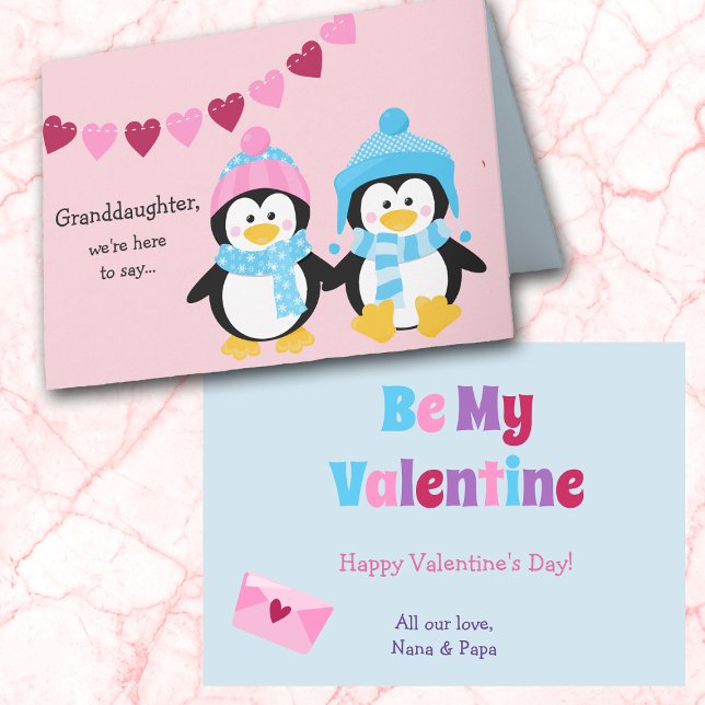 Tarjeta del día de San Valentín linda de la nieta (Subido por el creador)