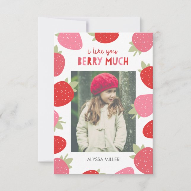 Tarjeta del día de San Valentín linda de la sala (Anverso)