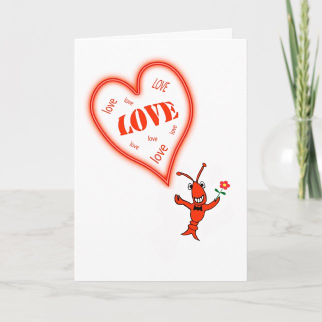 Tarjeta del día de San Valentín linda del amor del (Anverso)