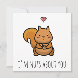 Tarjeta del día de San Valentín loca por ti