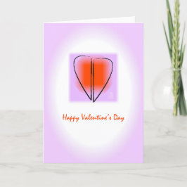 Tarjeta del Día de San Valentín MOD Heart Love par