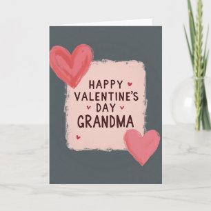 Tarjeta del Día de San Valentín para Abuela con Pi