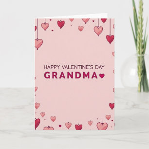 Tarjeta del Día de San Valentín para Abuela con Si