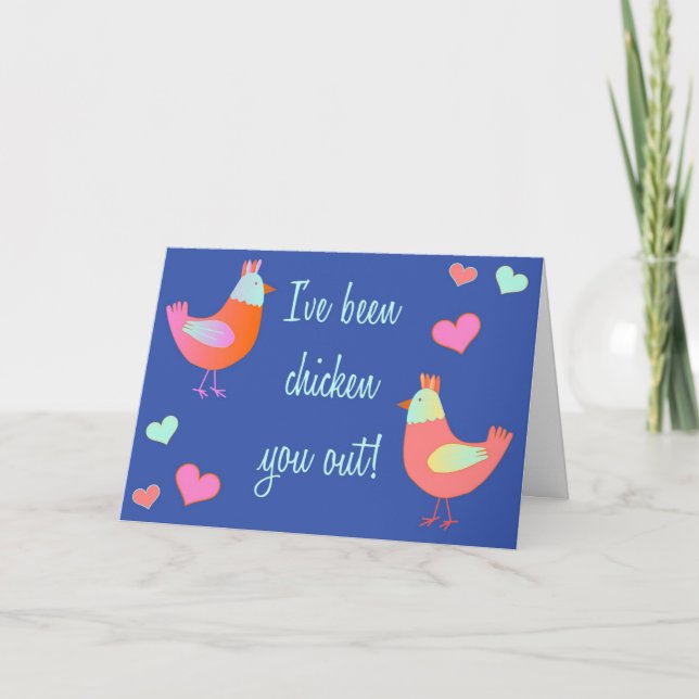 Tarjeta del Día de San Valentín para Acobardar (Anverso)