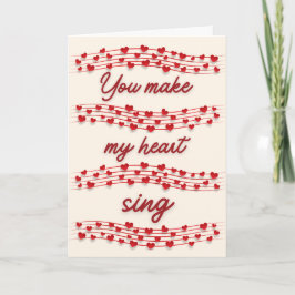 Tarjeta del Día de San Valentín para Amante de la 