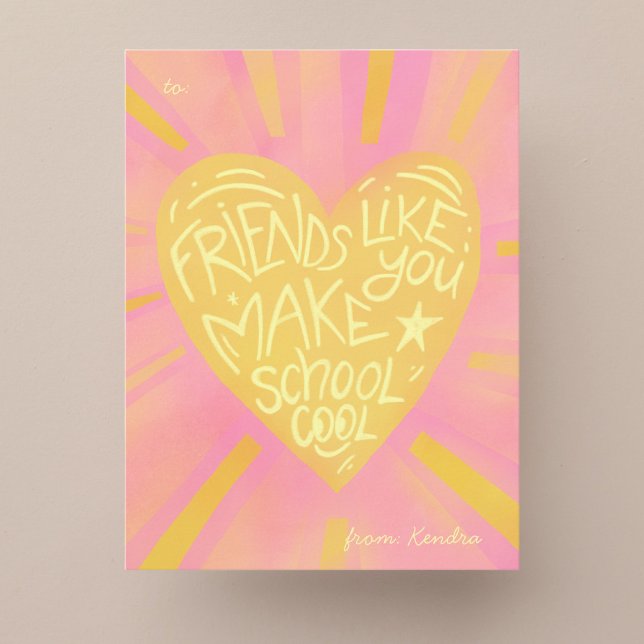 Tarjeta del Día de San Valentín para amigos de la  (Subido por el creador)