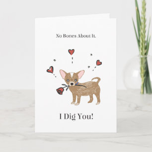 Tarjeta del día de San Valentín para Chihuahua