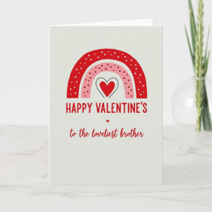 Tarjeta del Día de San Valentín para el Hermano Má