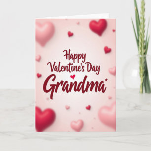 Tarjeta del Día de San Valentín para la Abuela
