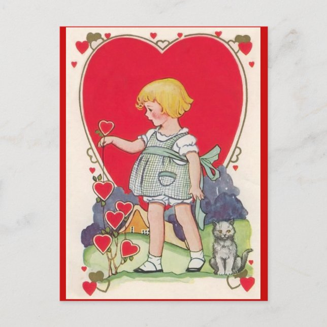 Tarjeta del día de San Valentín para los niños (Anverso)