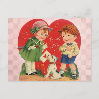 Tarjeta del día de San Valentín para los niños