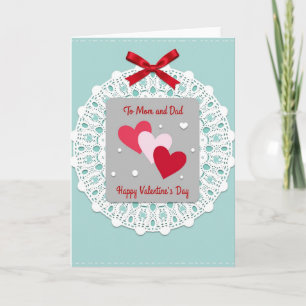 Tarjeta del Día de San Valentín para Mamá y Papá