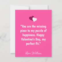 Tarjeta del día de San Valentín para masaje románt