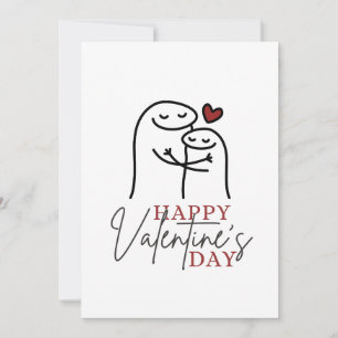 Tarjeta del Día de San Valentín para Pareja de Mem