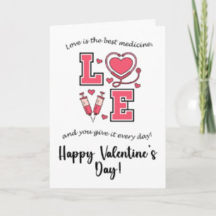Tarjeta del día de San Valentín para profesionales