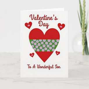 Tarjeta del Día de San Valentín para un Hijo Marav