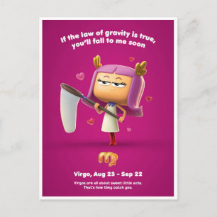 Tarjeta del Día de San Valentín para Virgo