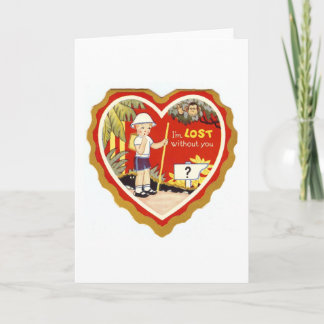 Tarjeta del día de San Valentín perdida