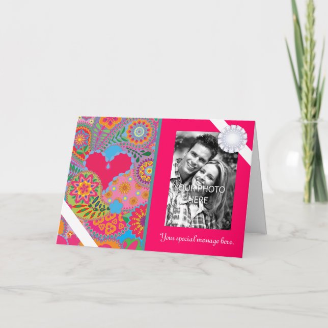 Tarjeta del día de San Valentín personalizada (Anverso)