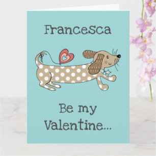 Tarjeta del Día de San Valentín personalizada para