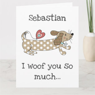 Tarjeta del Día de San Valentín personalizada para