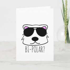 Tarjeta del día de San Valentín polar del BI